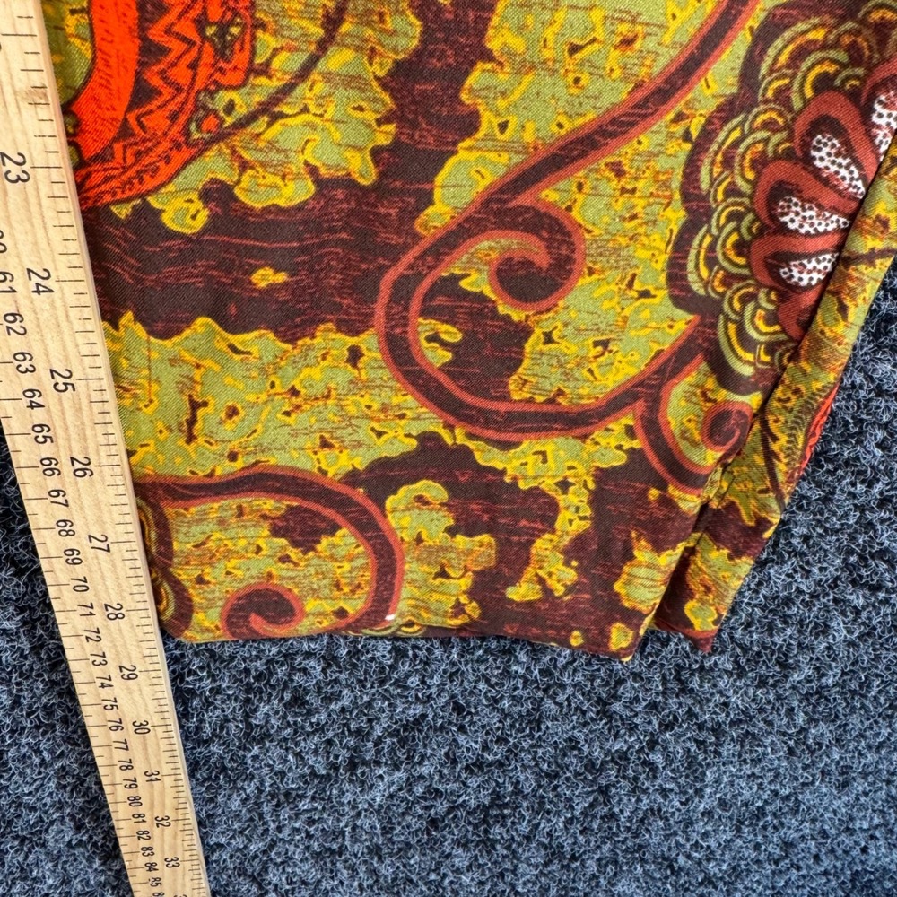 Ashley Stewart Tribal Meda Paisley Ankle Pants Plus Size‎ 24 Guacamole Green New - Picture 6 of 7